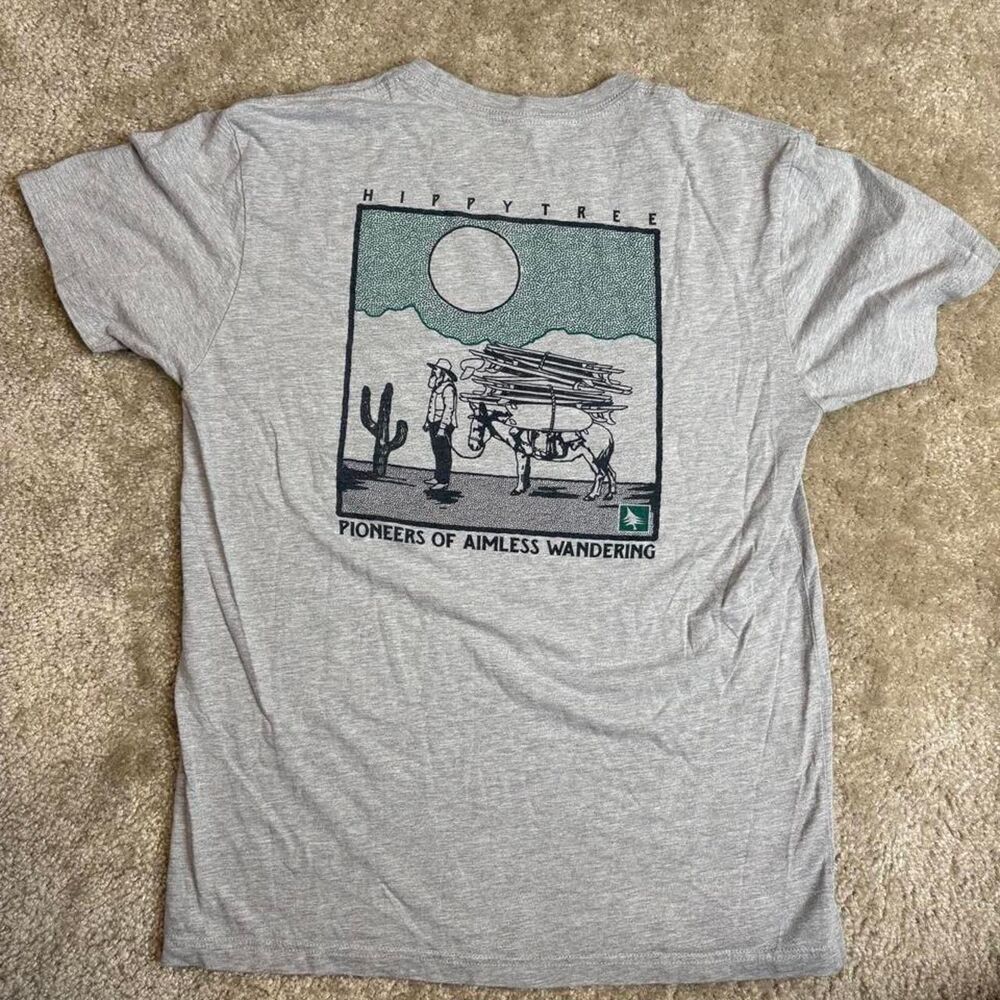 HippyTree Pioneers of Aimless Wandering graphic pocket tee